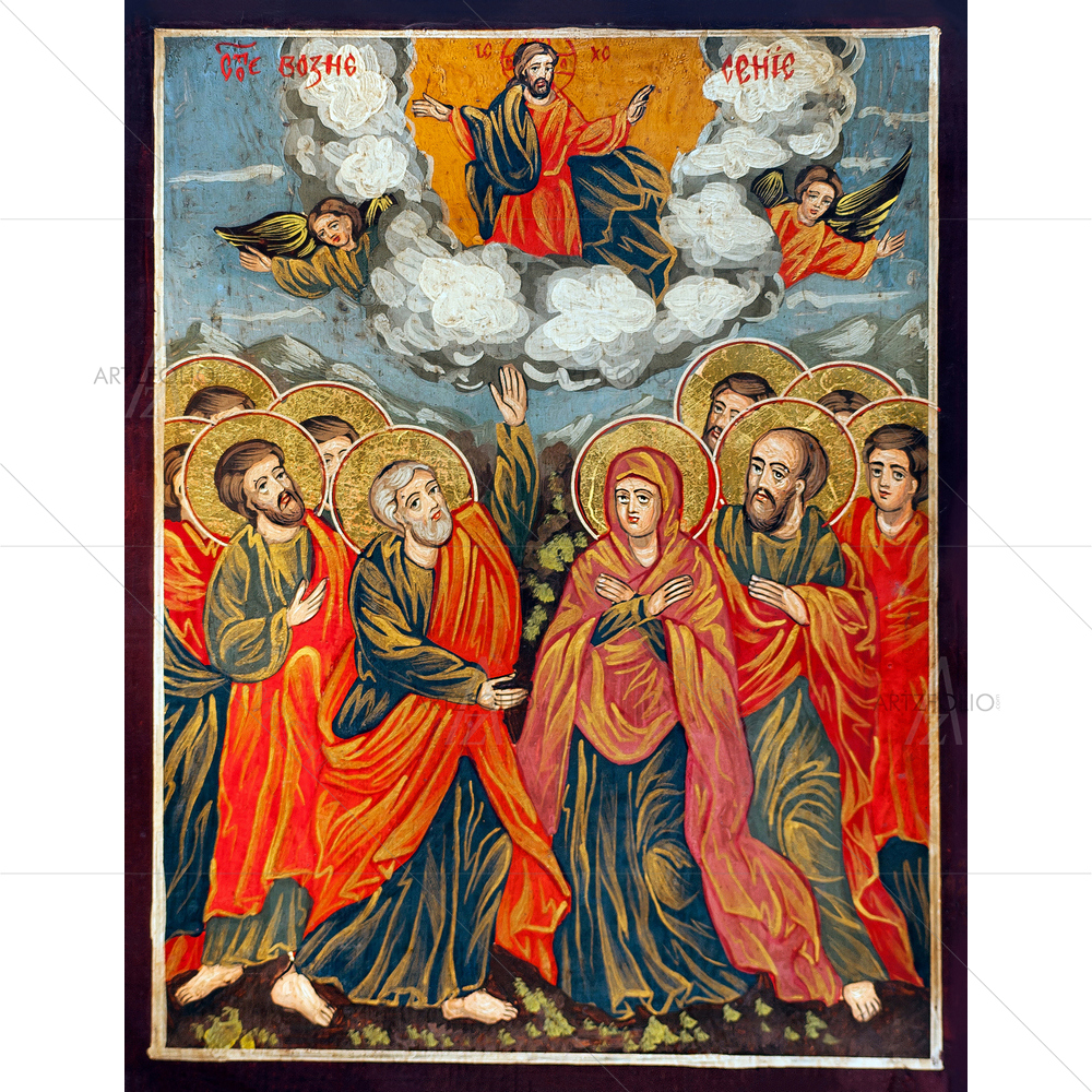 Handmade Orthodox Icon — Devotional custom art by ArtzFolio