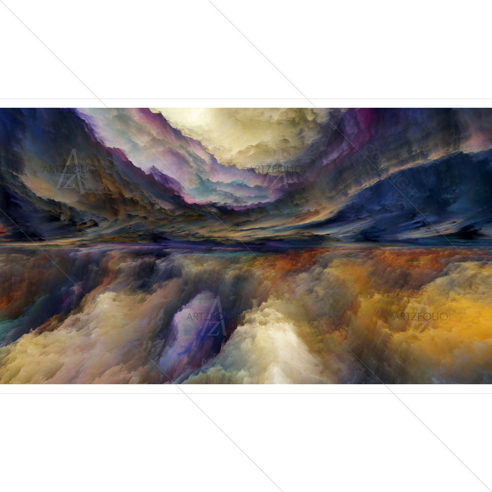 Abstract Colours D25 — Devotional custom art by ArtzFolio
