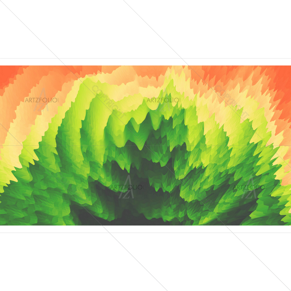 3D Abstract Wavy Pattern D10 — custom-size art design 5014432