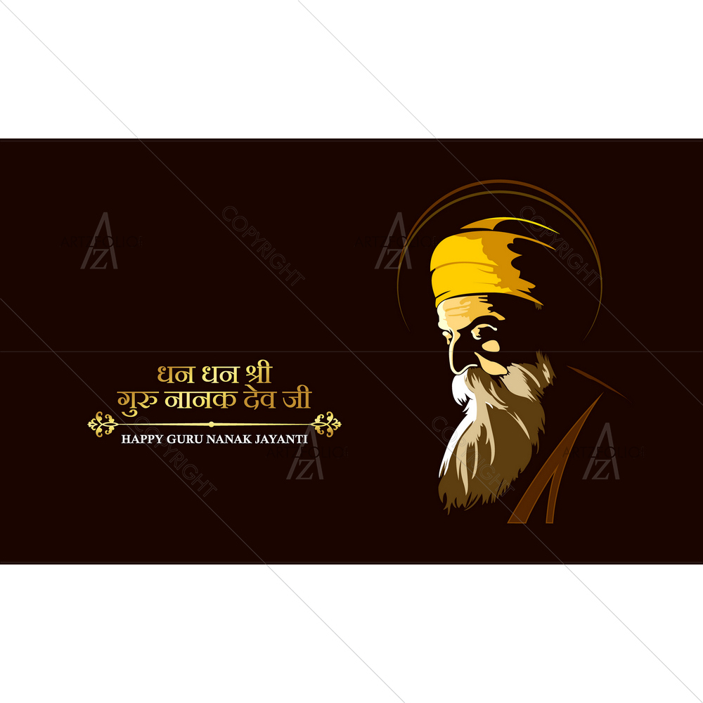 Guru Nanak Jayanti D1 — custom-size art design 5014441