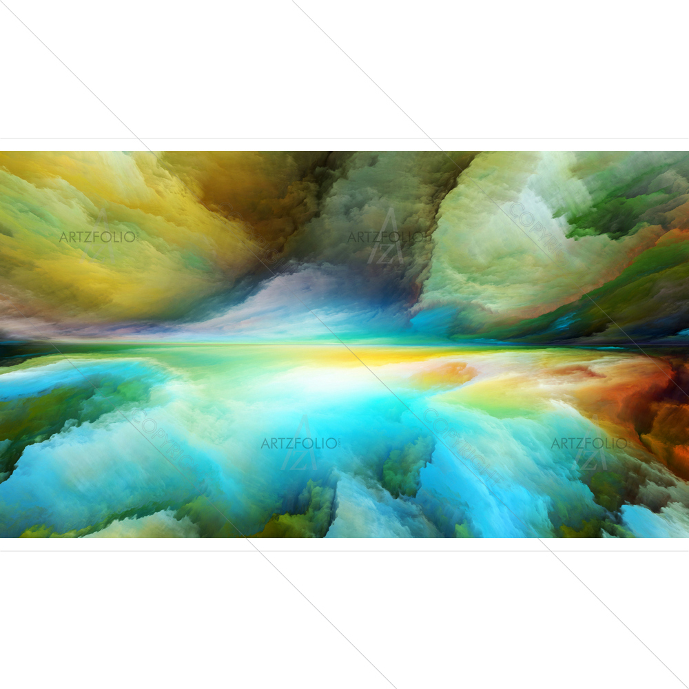 Abstract Colours D28 — custom-size art design 5014451