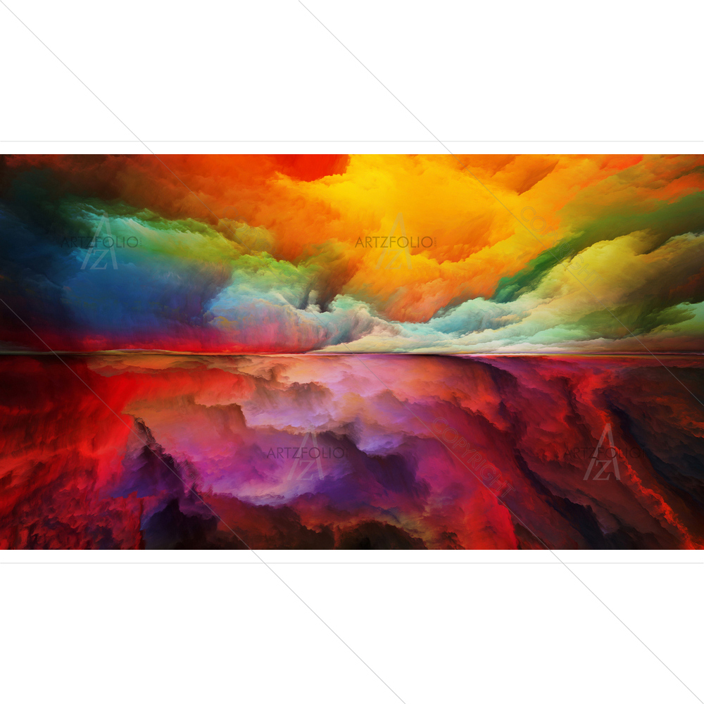 Abstract Colours D34 — Devotional custom art by ArtzFolio