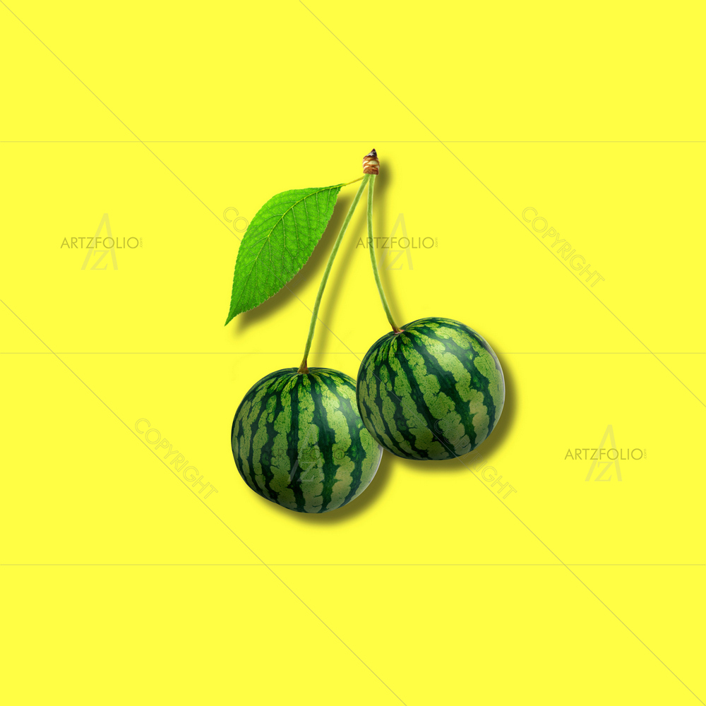 Cherry Watermelon — custom-size art design 5014465