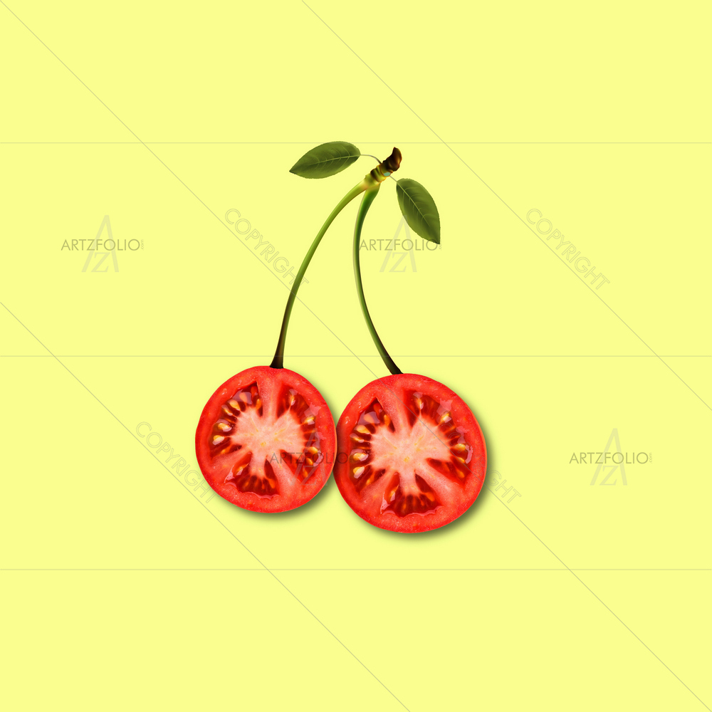 Cherry Tomato — custom-size art design 5014466