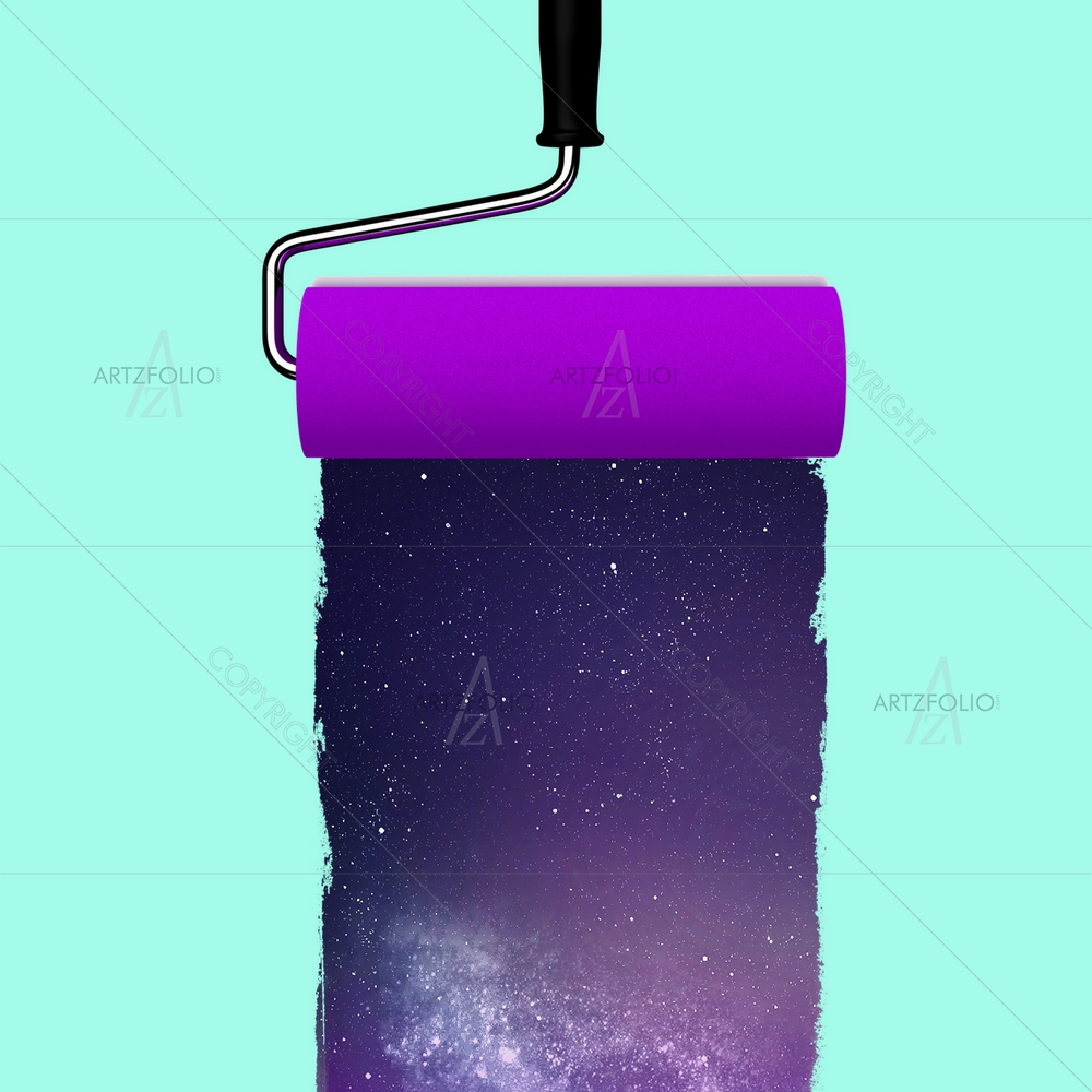Concept Night Sky — custom-size art design 5014469