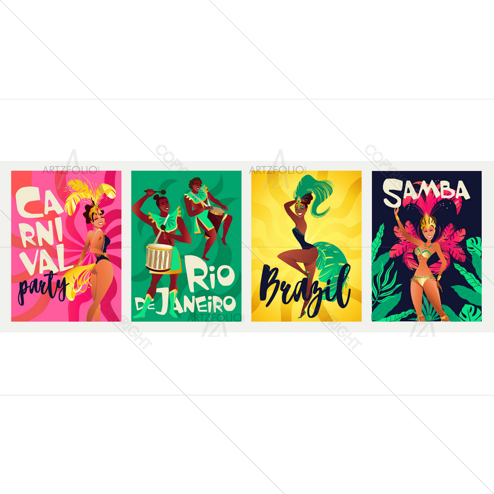Brazilian Samba — custom-size art design 5014501
