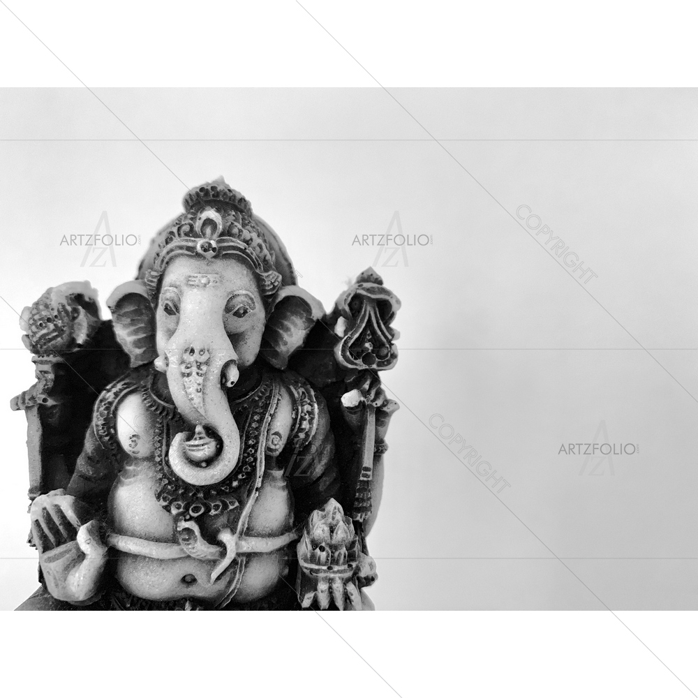 Black & White Lord Ganesha — custom-size art design 5014510
