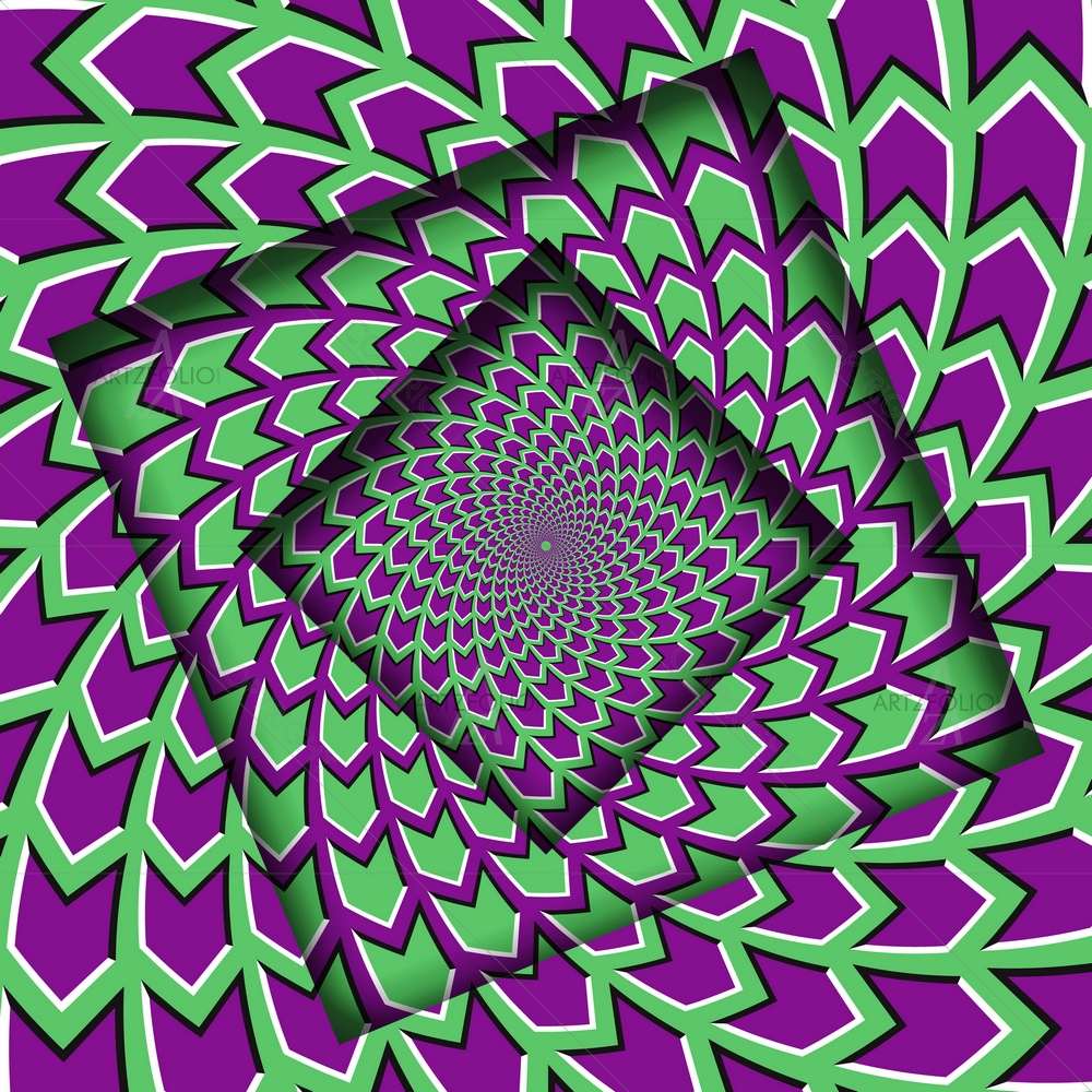 3D Abstract Rotating Pattern — custom-size art design 5014523