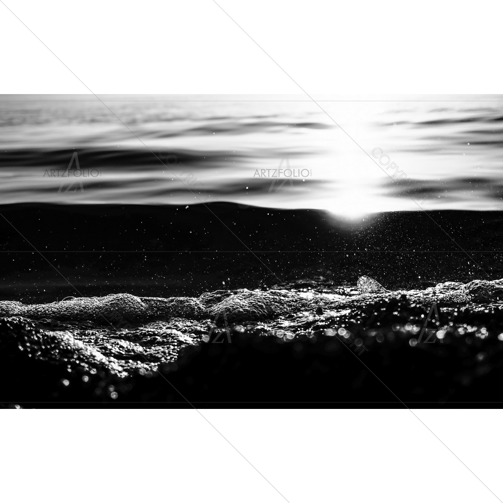 Water Splash in Lake Wave — Abstract custom art by ArtzFolio