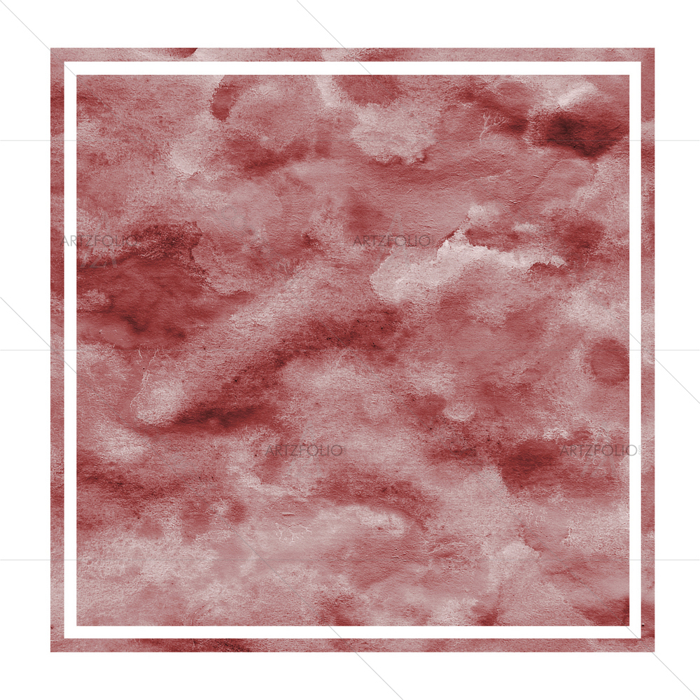 Burgundi Watercolor Rectangle — custom-size art design 5014562