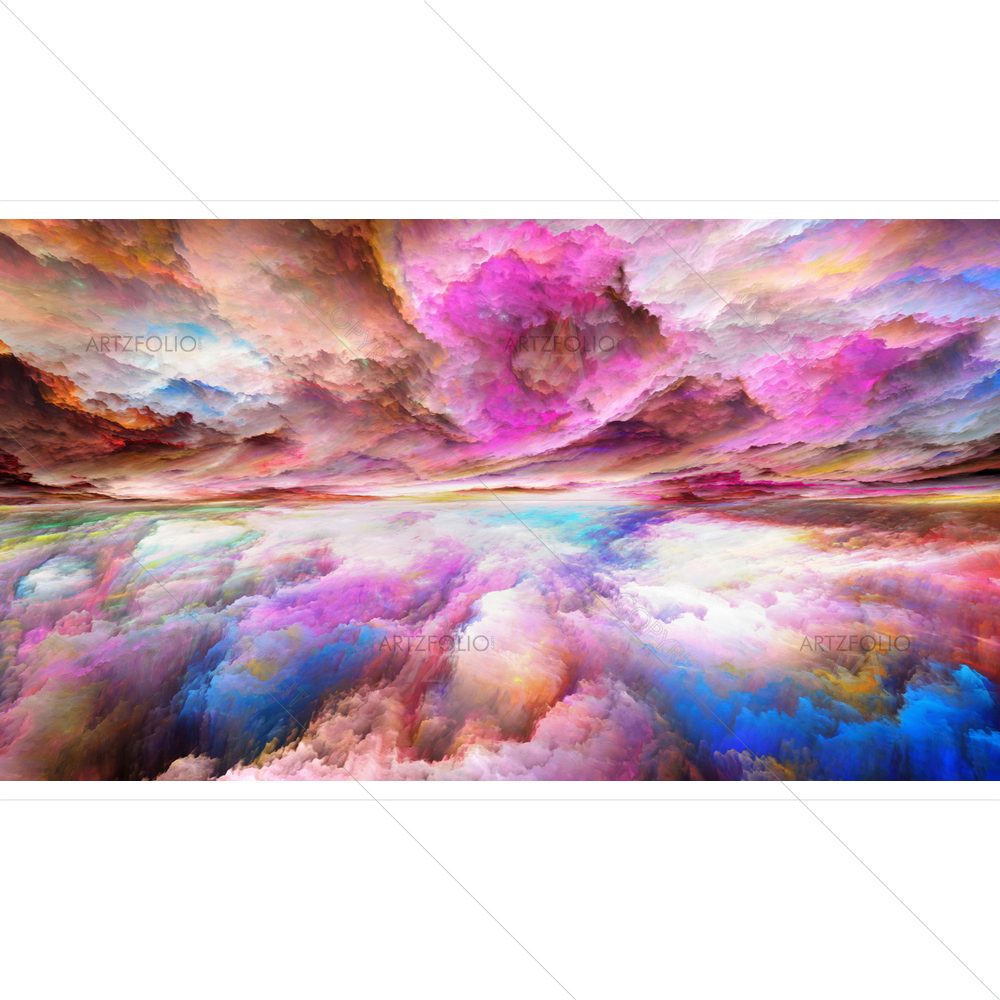 Abstract Colors D6 — custom-size art design 5014584