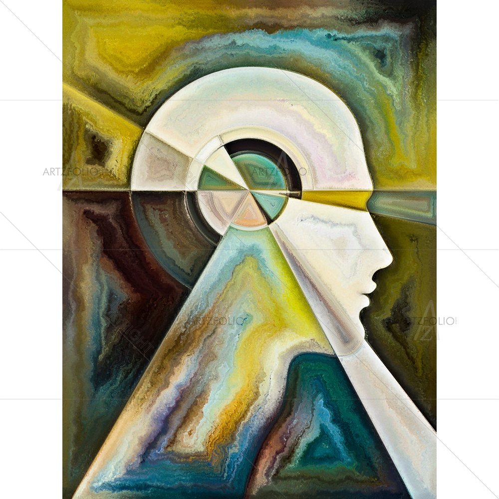 Abstract Human Art D2 — custom-size art design 5014588
