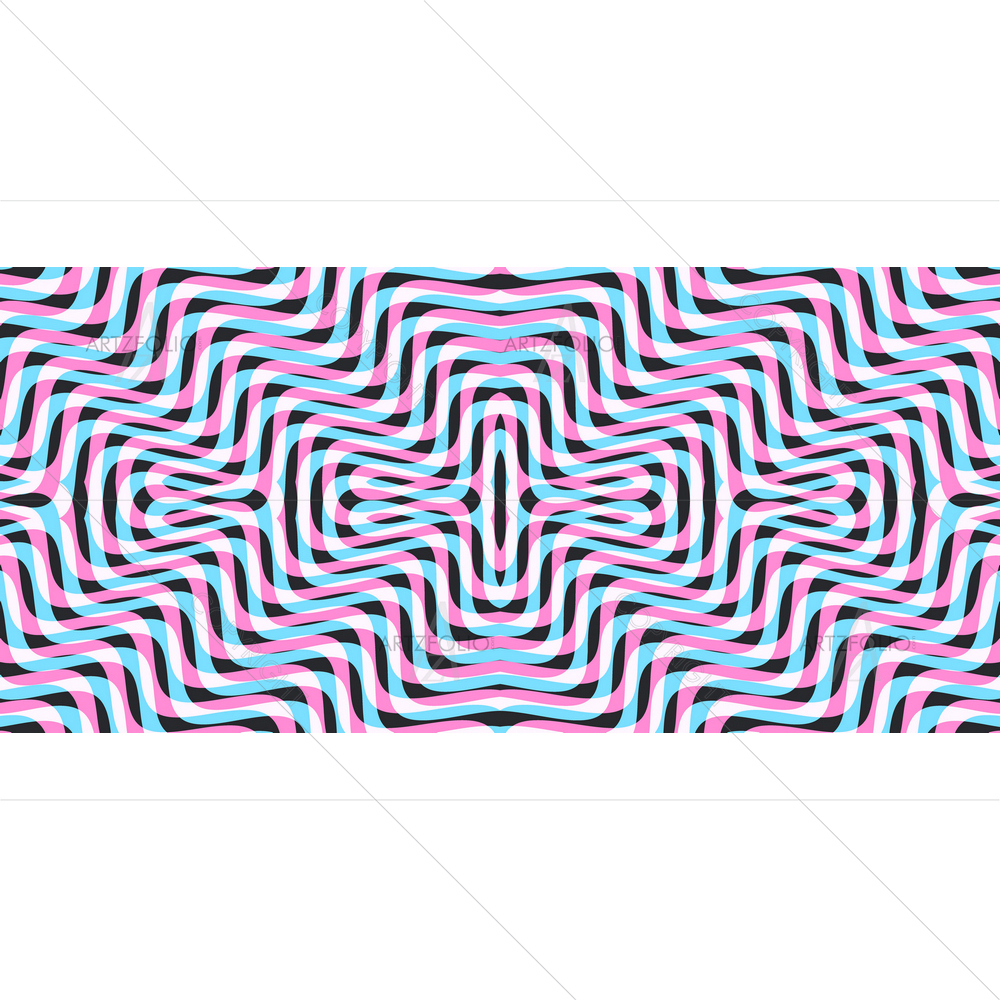 Optical Abstract Stripes — Abstract custom art by ArtzFolio