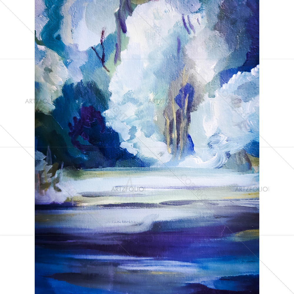 Modern Landscape Art — Botanical custom art by ArtzFolio