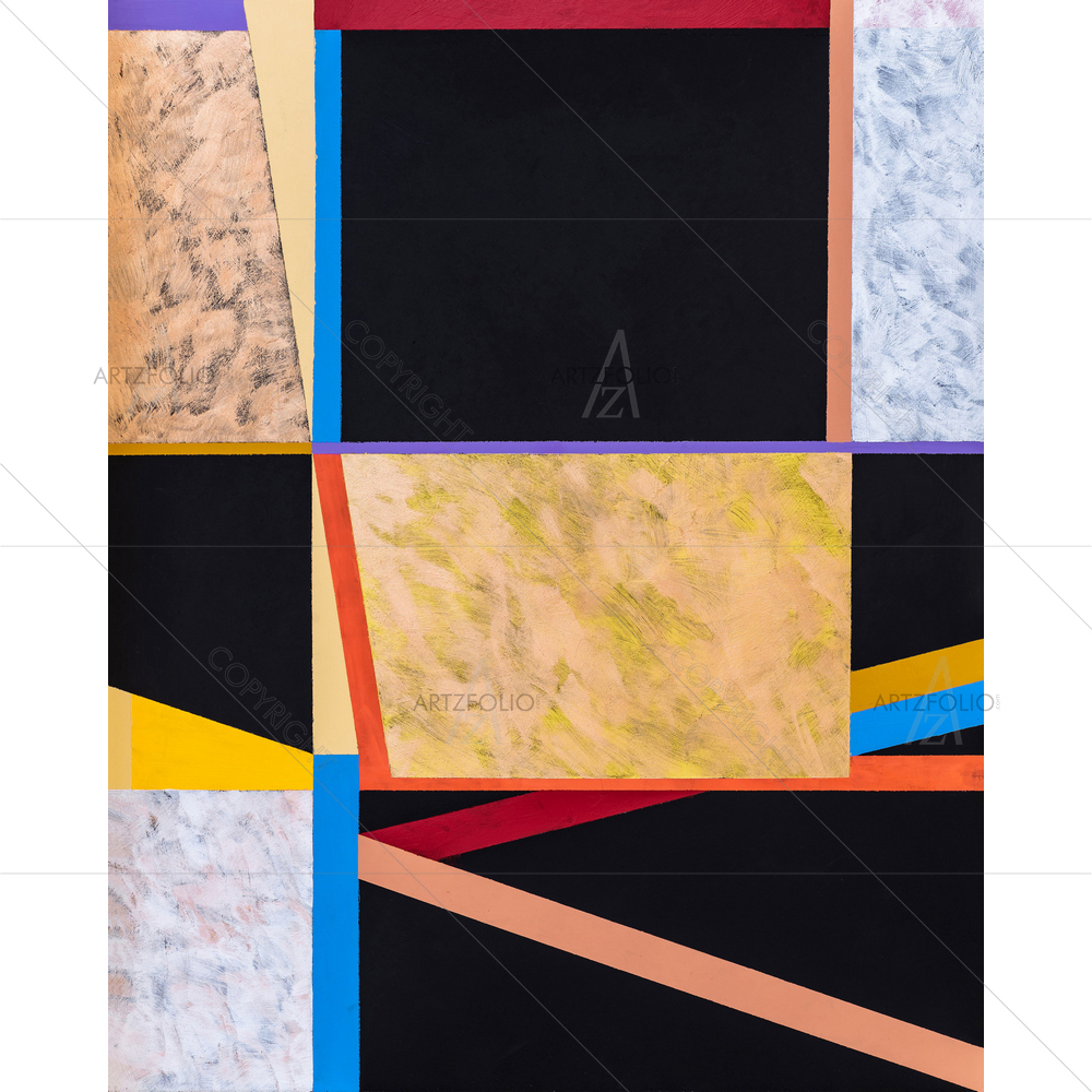 Abstract Retro Grid — Abstract custom art by ArtzFolio