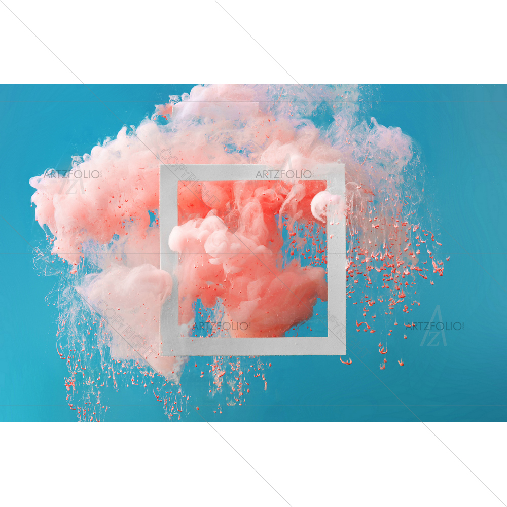 Abstract Pink Fluid — custom-size art design 5014664