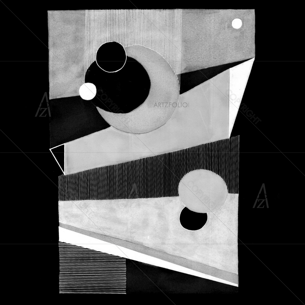 Modern Abstract D12 — Cubism custom art by ArtzFolio