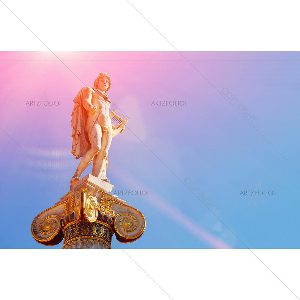 Apollo Statue's Portrait — custom-size art design 5014709