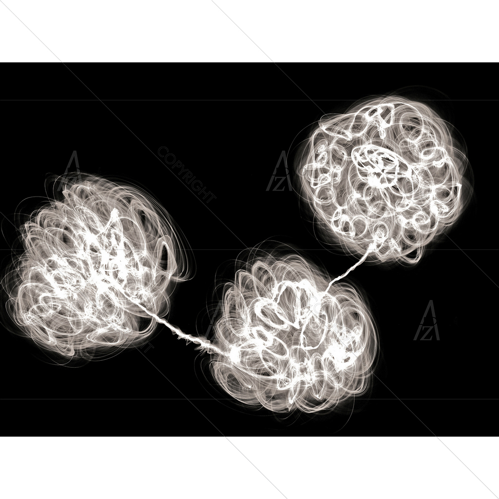 Black & White Abstract D2 — custom-size art design 5014766