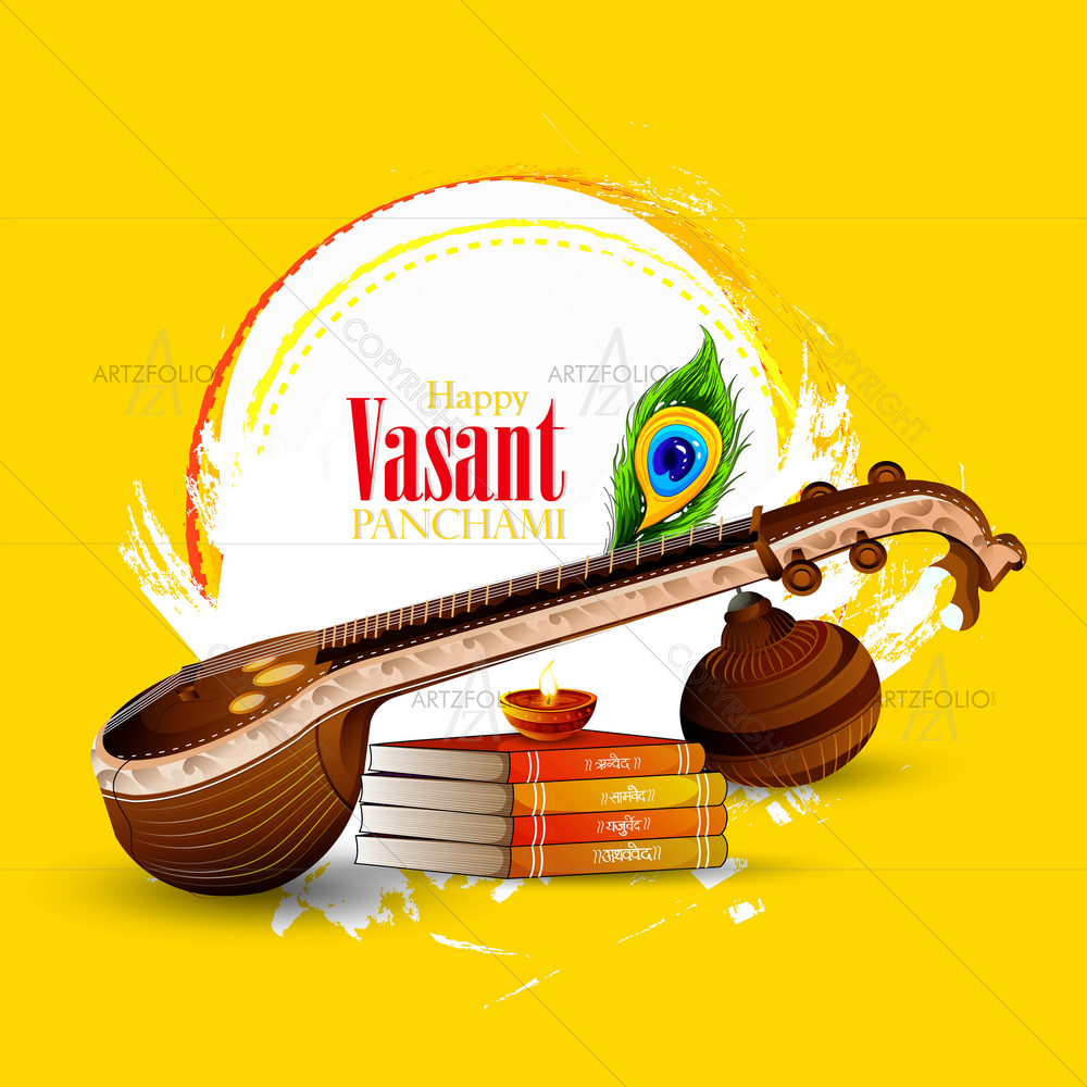 Vasant Panchami Festival D2 — Culture custom art by ArtzFolio