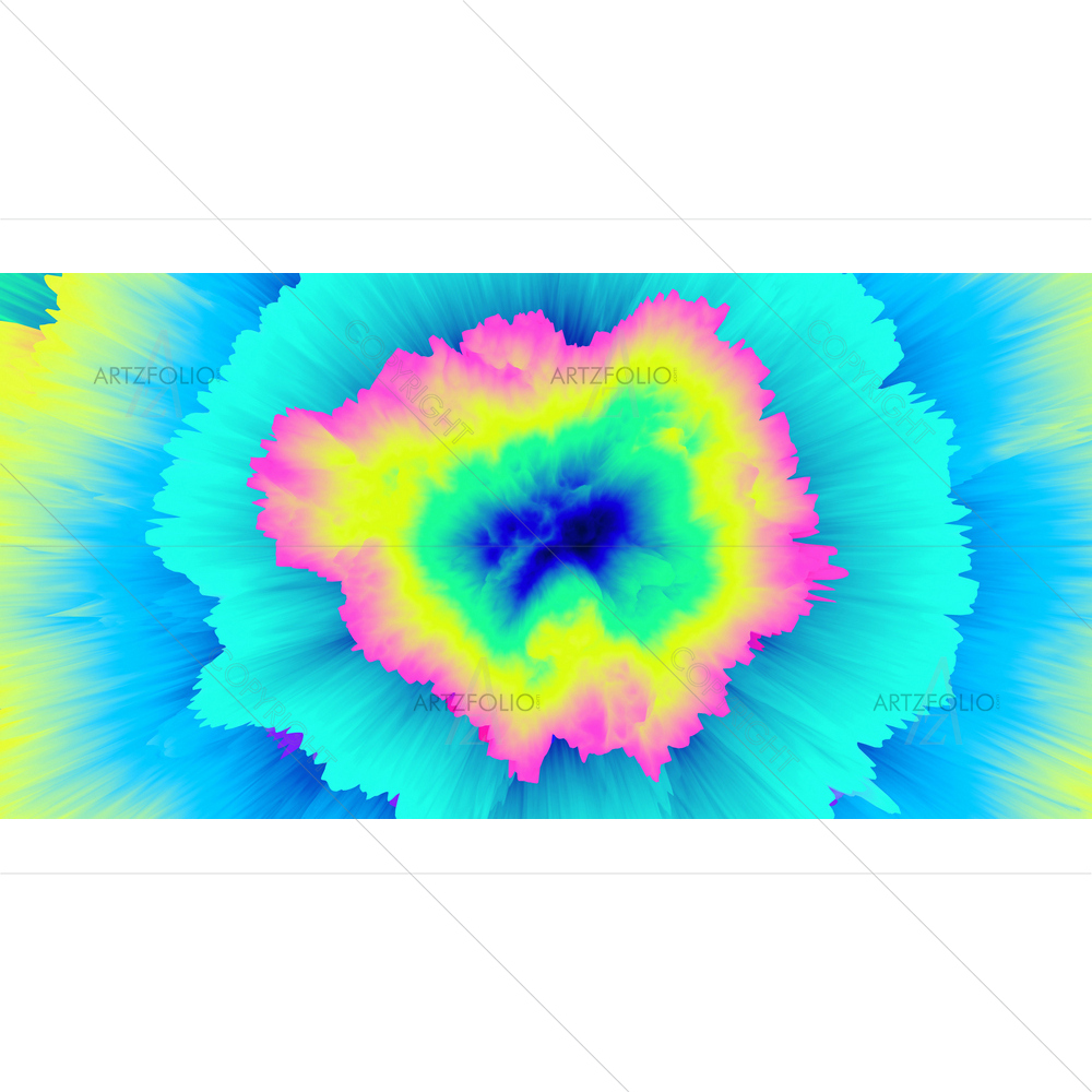 Abstract Color Explosion — Devotional custom art by ArtzFolio