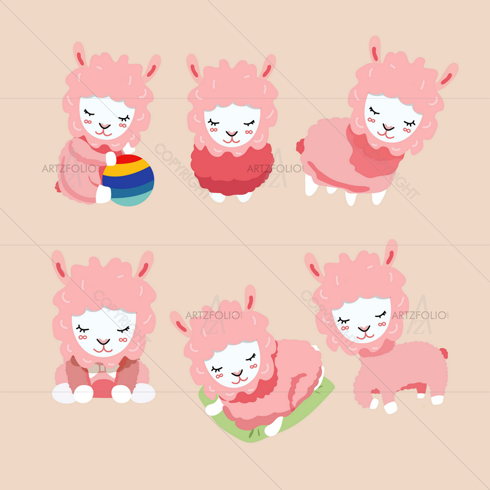 Cartoon Ship set — custom-size art design 5014818