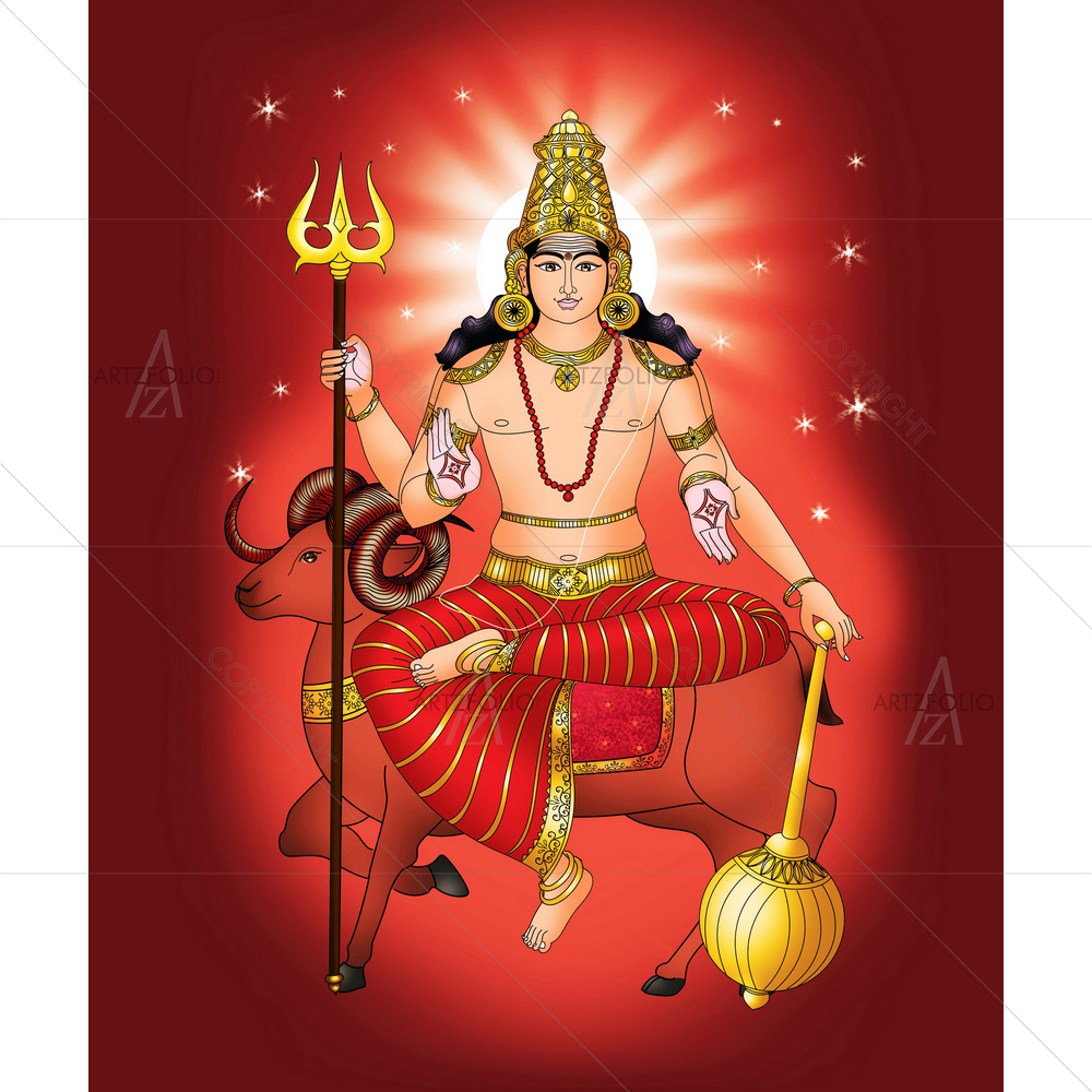 Mangala Portrait — Devotional custom art by ArtzFolio