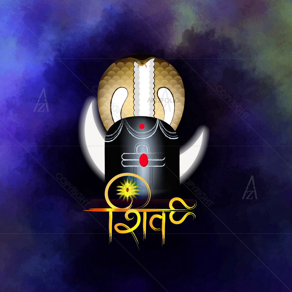 Maha Shivaratri Trishula of Hindu Lord Shiva D2 — custom-size art design 5014837