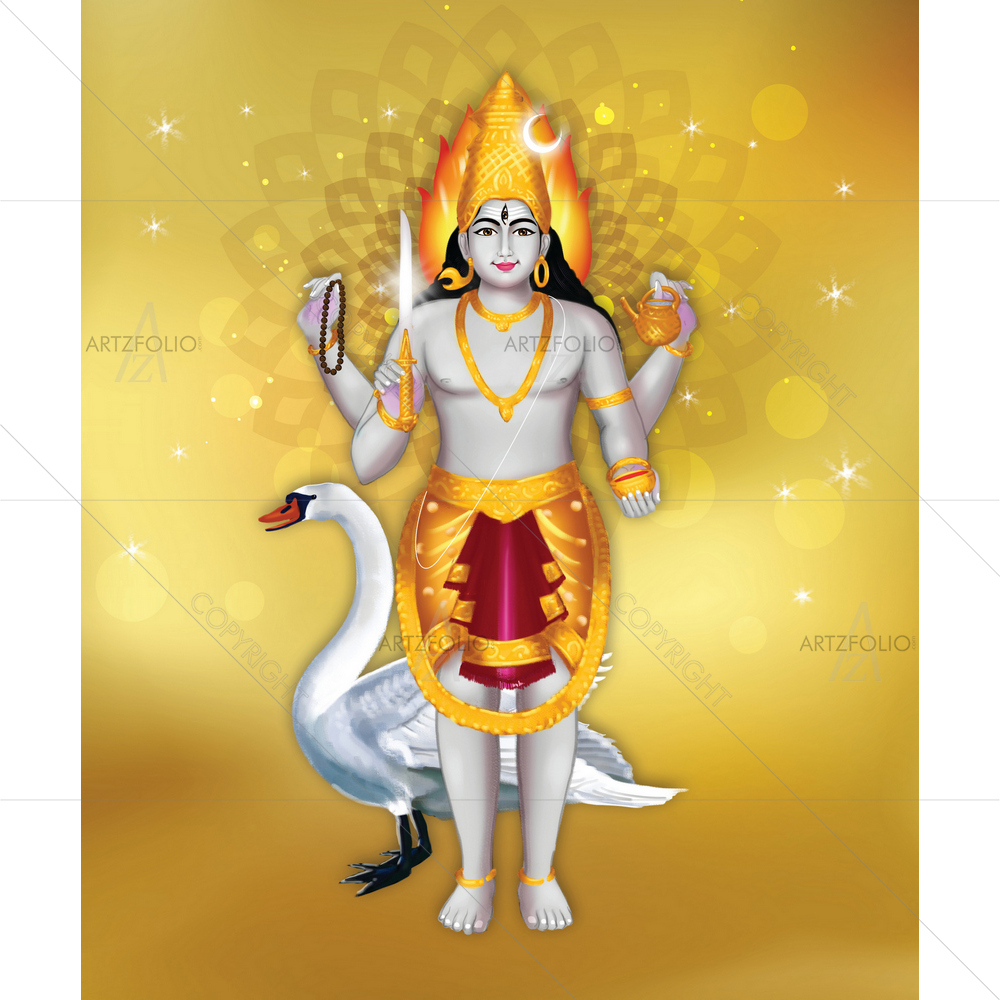 Asitanga Bhairava Portrait — custom-size art design 5014852