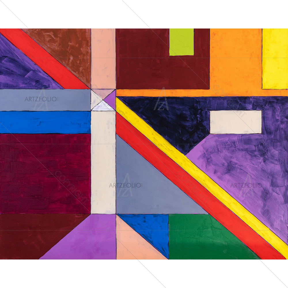 Geometric Abstraction D26 — Abstract custom art by ArtzFolio