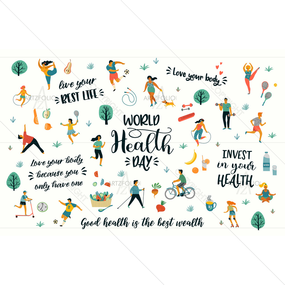 World Health Day D1 — custom-size art design 5014912