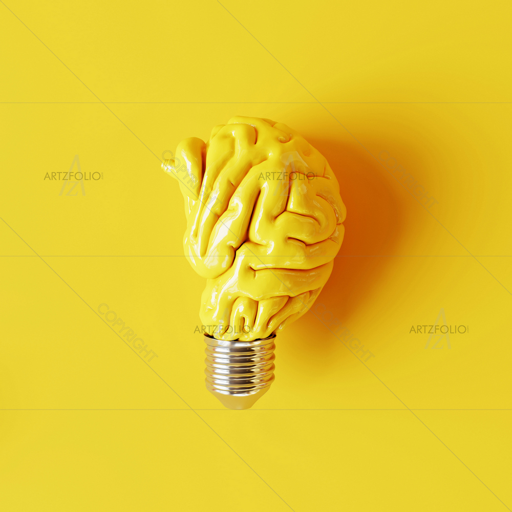 Creative Idea Light Bulb — custom-size art design 5014921