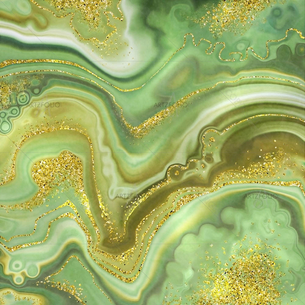Green Onyx Agate Marble D1 — custom-size art design 5014936