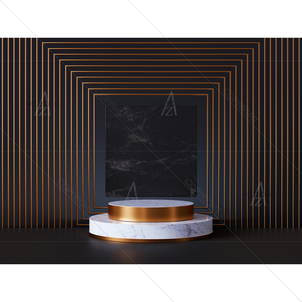 3D Minimal Art Concept — custom-size art design 5014978