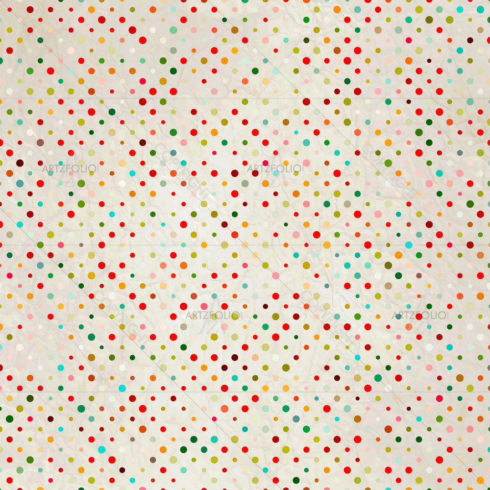 Polka Dots D2 — custom-size art design 5015007