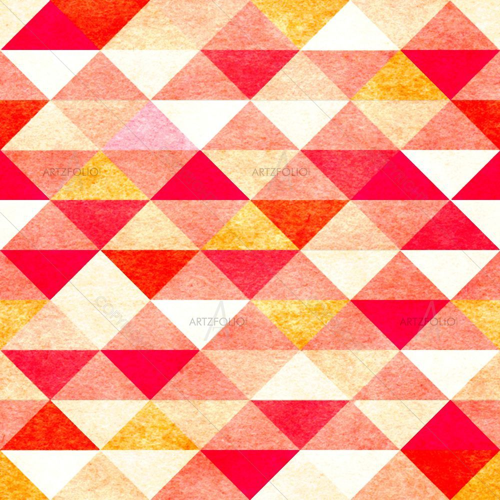 Red Triangles — custom-size art design 5015018