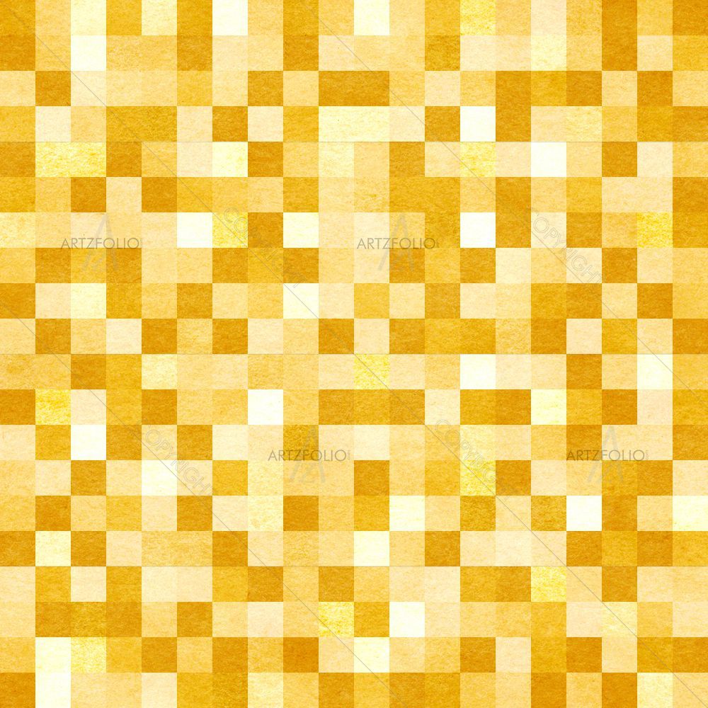 Golden Geometric Pattern D1 — Abstract custom art by ArtzFolio