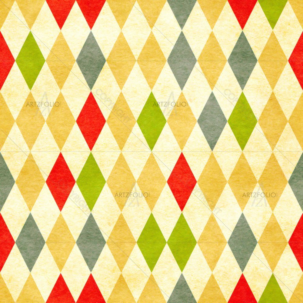 Retro Harlequin D2 — custom-size art design 5015020