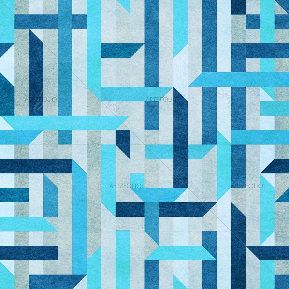 Geometric Pattern D5 — Abstract custom art by ArtzFolio