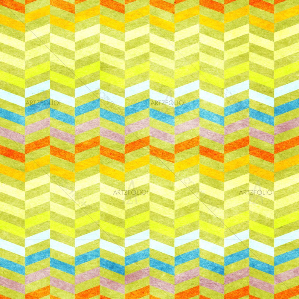 Multicolor Chevron — custom-size art design 5015032