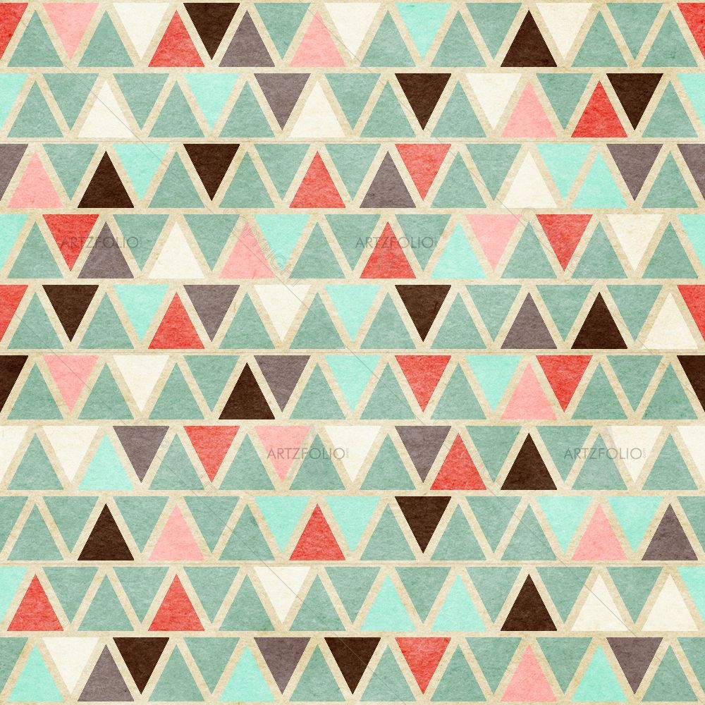 Geometric Pattern D6 — Abstract custom art by ArtzFolio