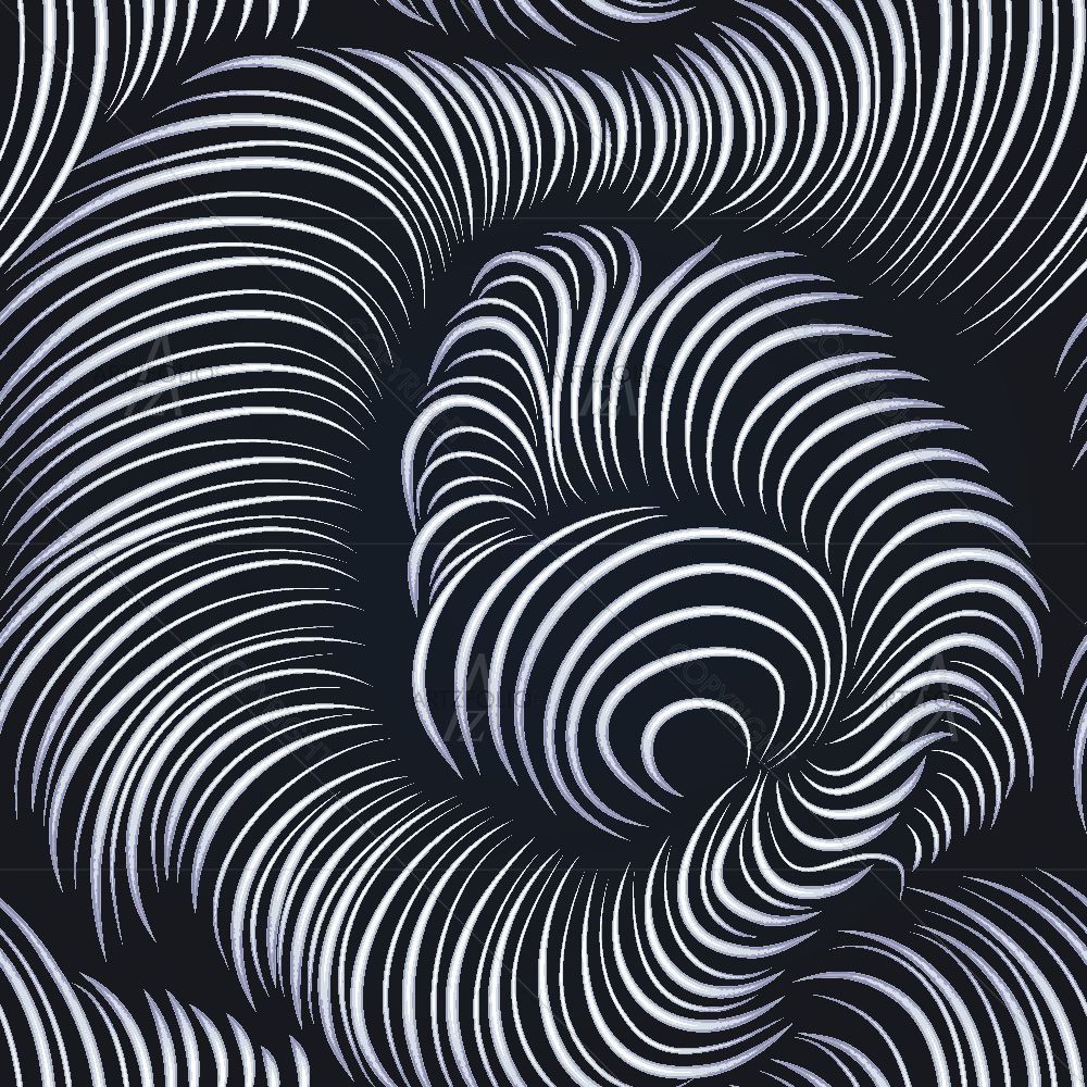 Abstract Waves D12 — Botanical custom art by ArtzFolio