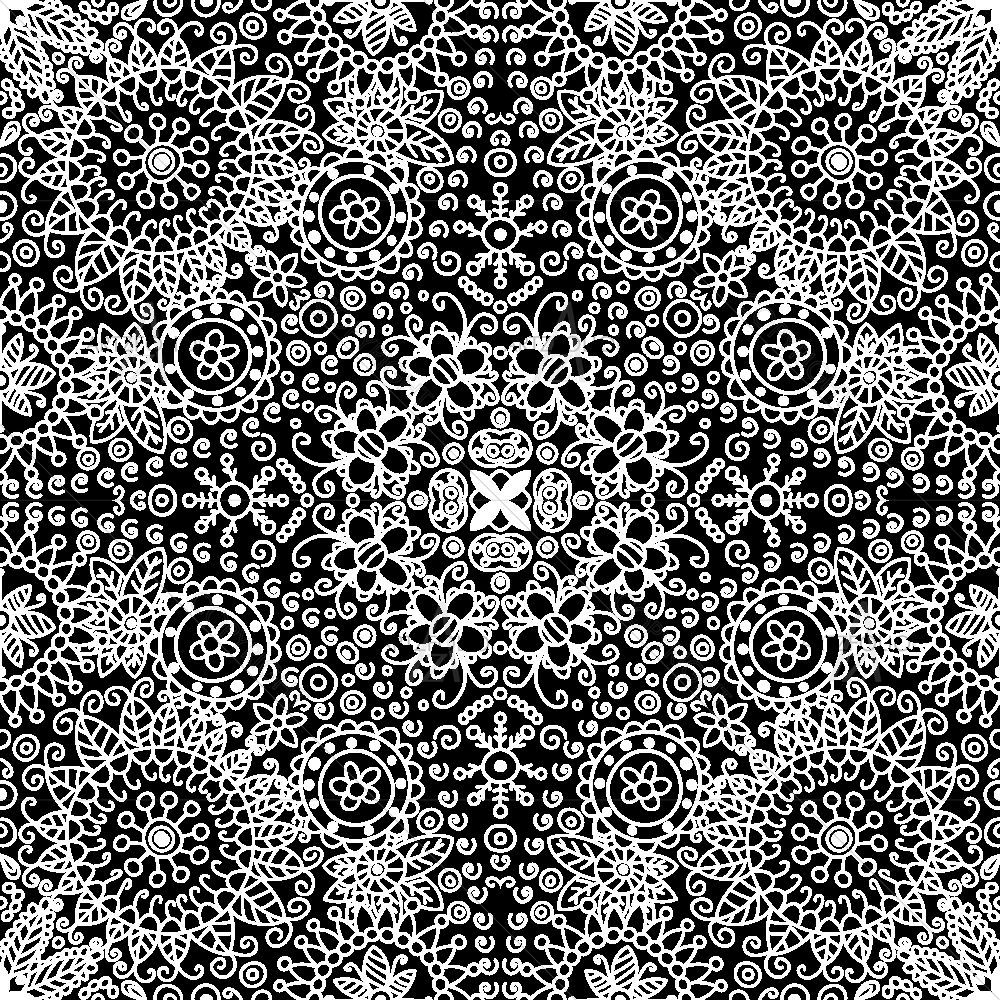 Hand Drawn Floral Pattern — Botanical custom art by ArtzFolio