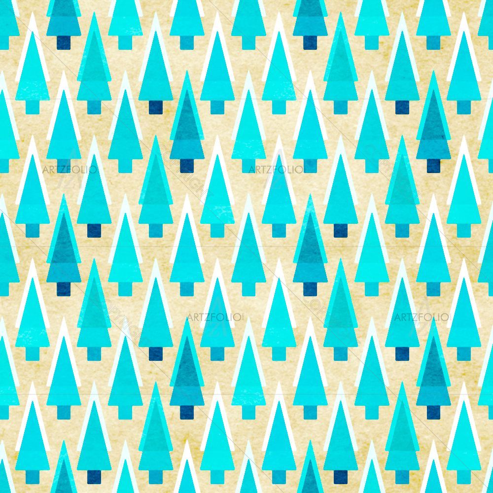 Christmas Tree Pattern D1 — custom-size art design 5015046