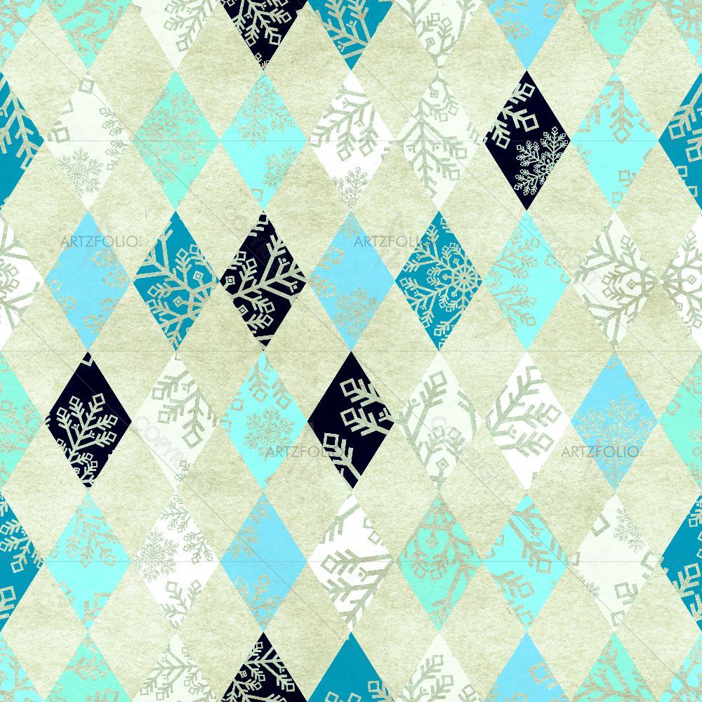 Argyle Winter — custom-size art design 5015051