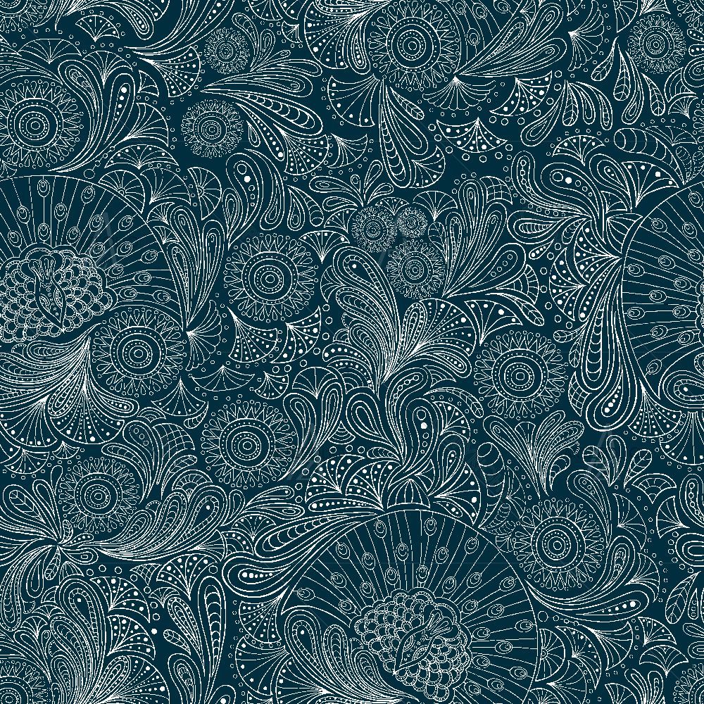 Plants and Peacocks — custom-size art design 5015052