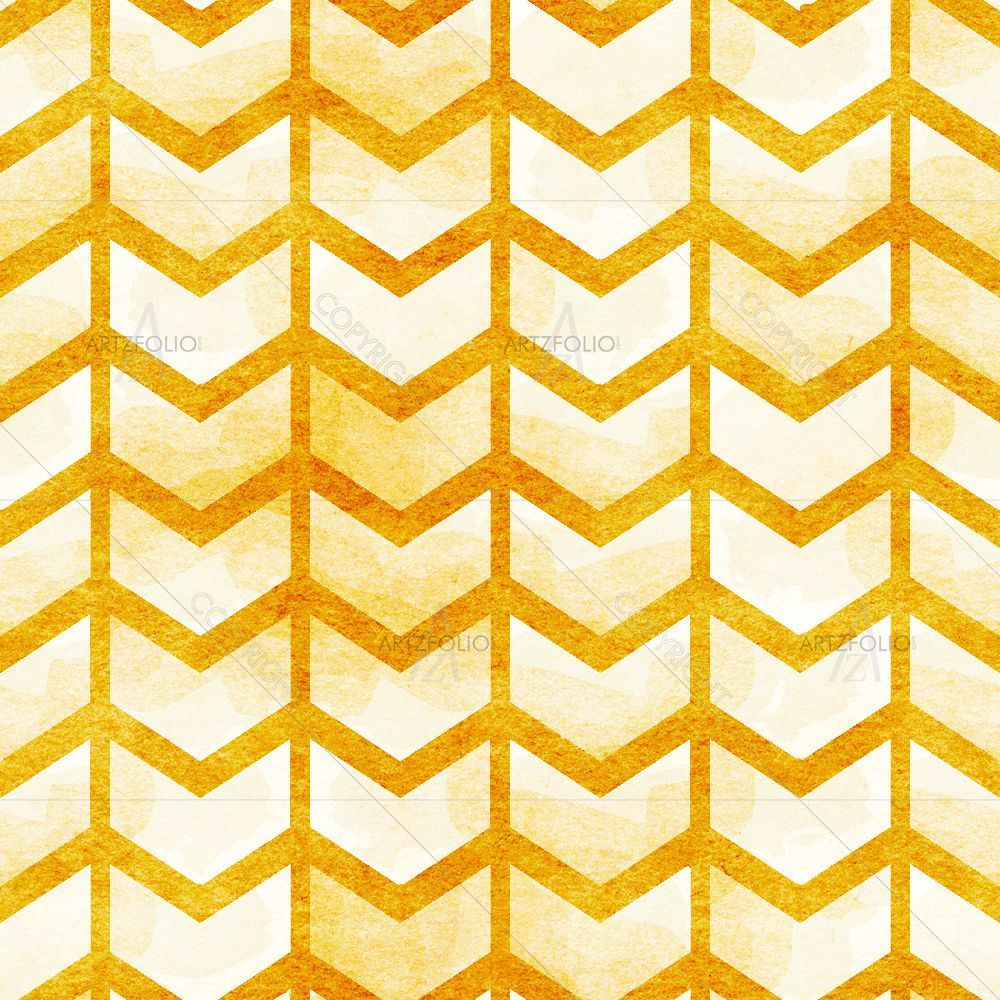 Watercolor Chevron — Abstract custom art by ArtzFolio