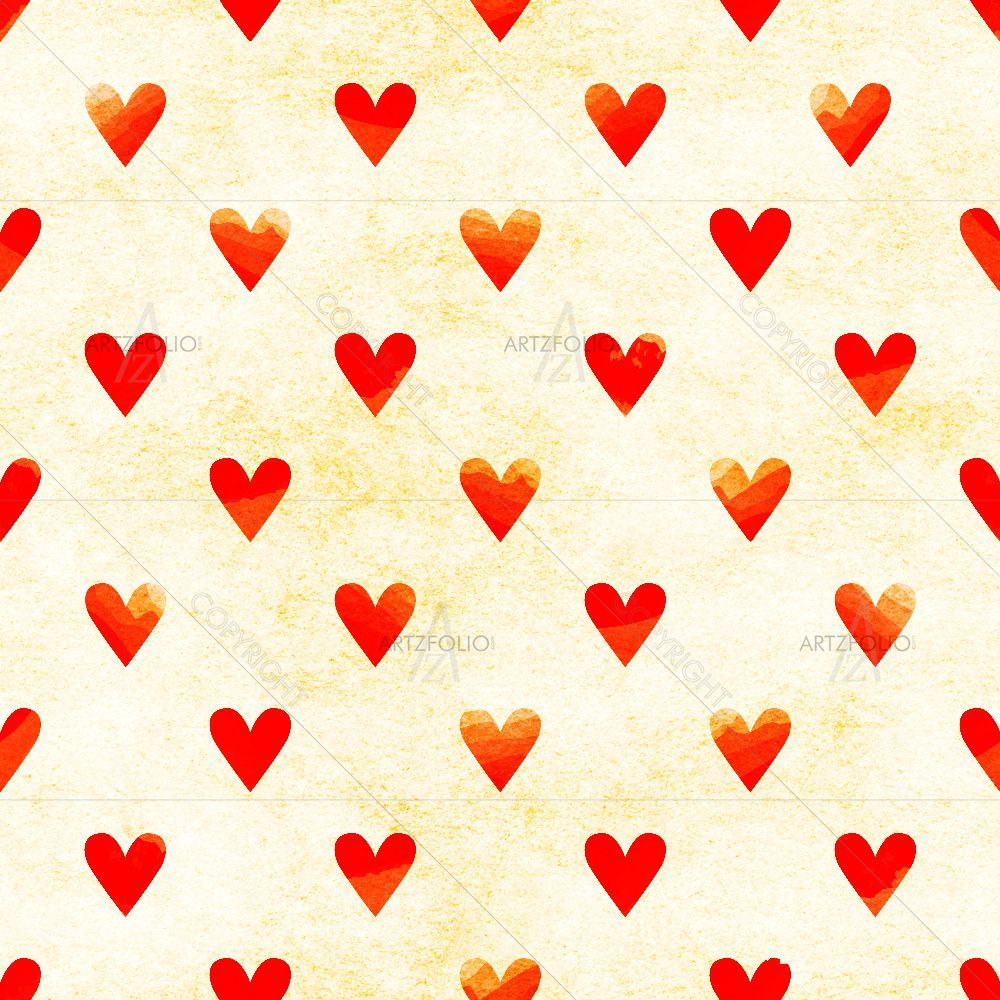 Red Hearts — Hearts custom art by ArtzFolio