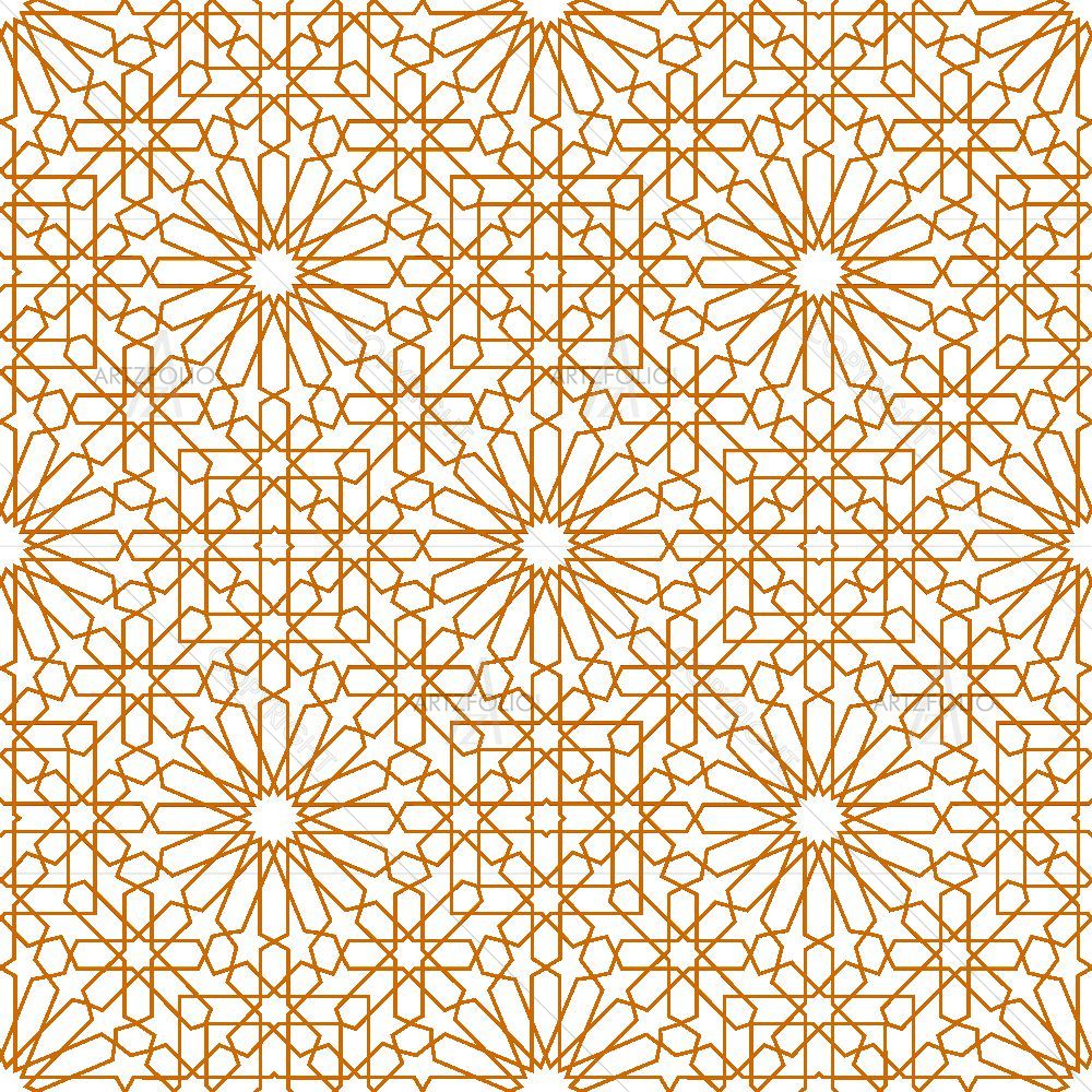 Arabian Pattern — Devotional custom art by ArtzFolio