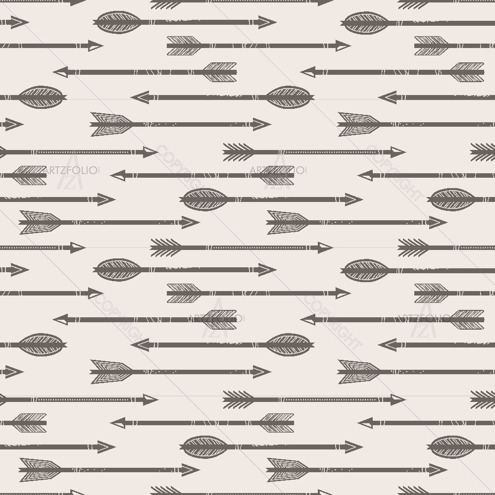 Arrows Pattern — Abstract custom art by ArtzFolio